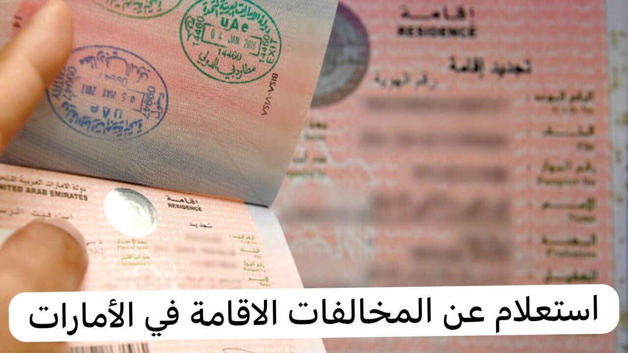 استعلام عن المخالفات الاقامة